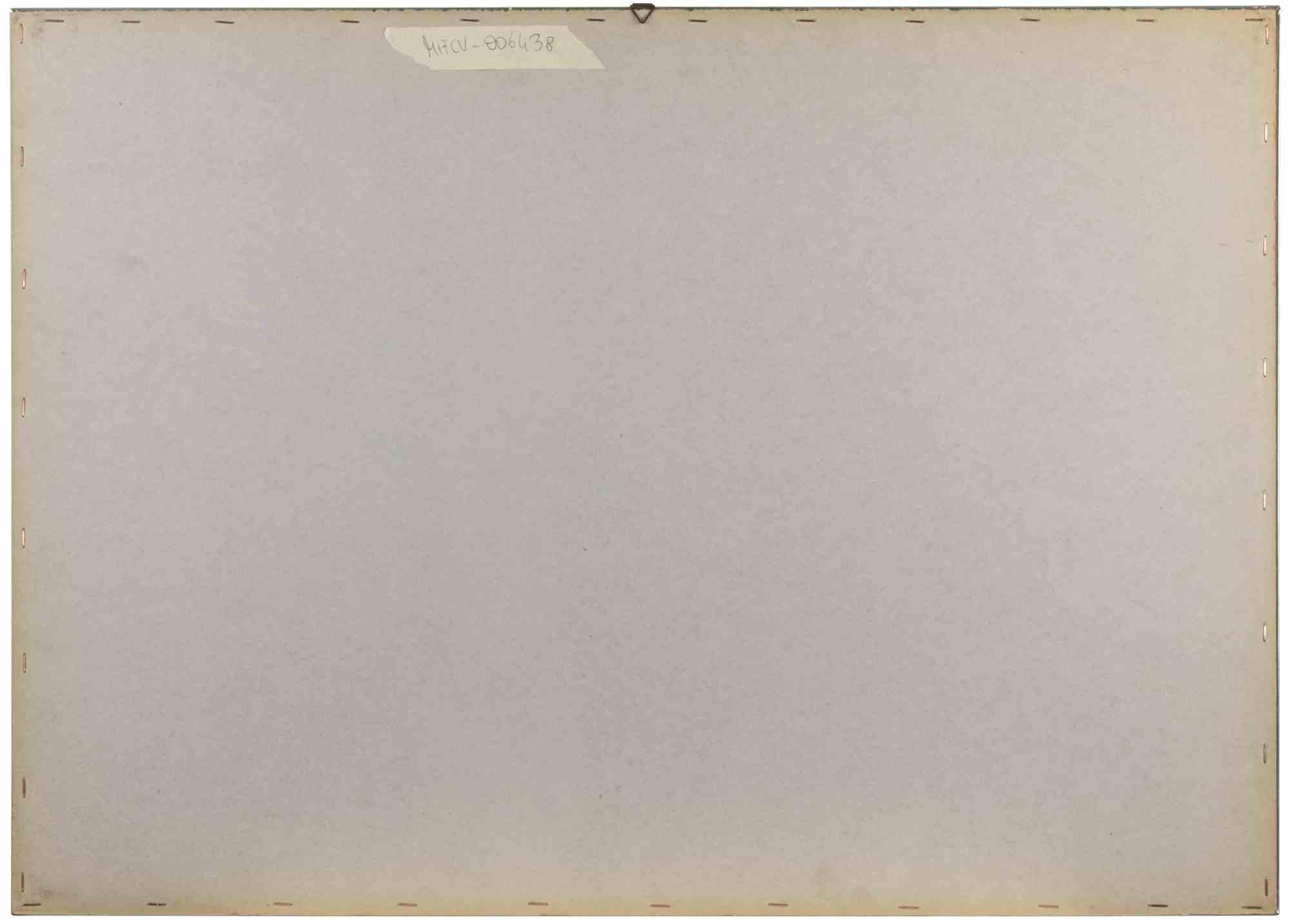 Pferde – Ölgemälde von Vincenzo Di Giorgio – Mitte des 20. Jahrhunderts im Angebot 3