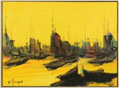 Senza titolo - Pittura a olio di Vincenzo Di Giorgio - Fine XX secolo