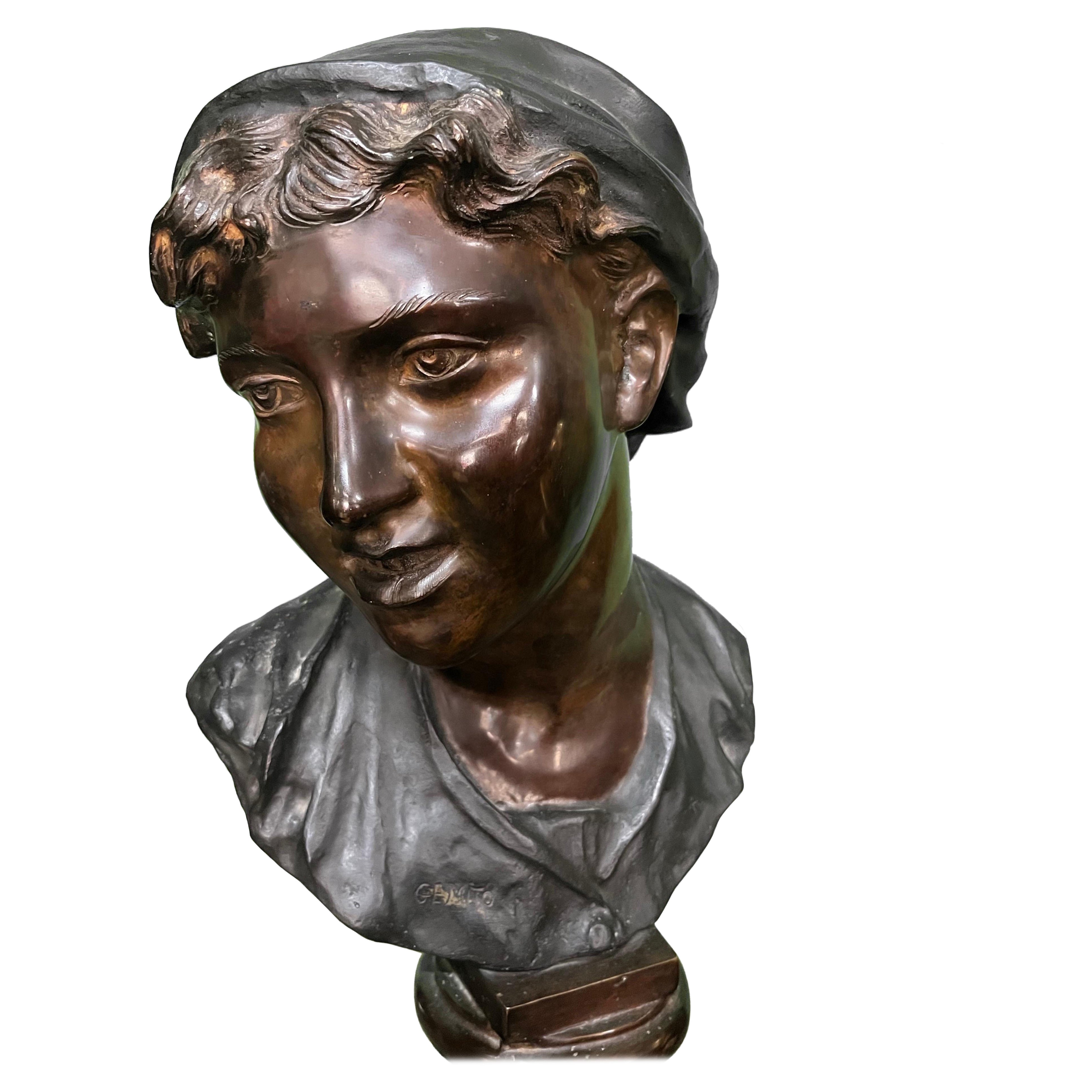 Vincenzo Gemito Bronzo firmato en vente