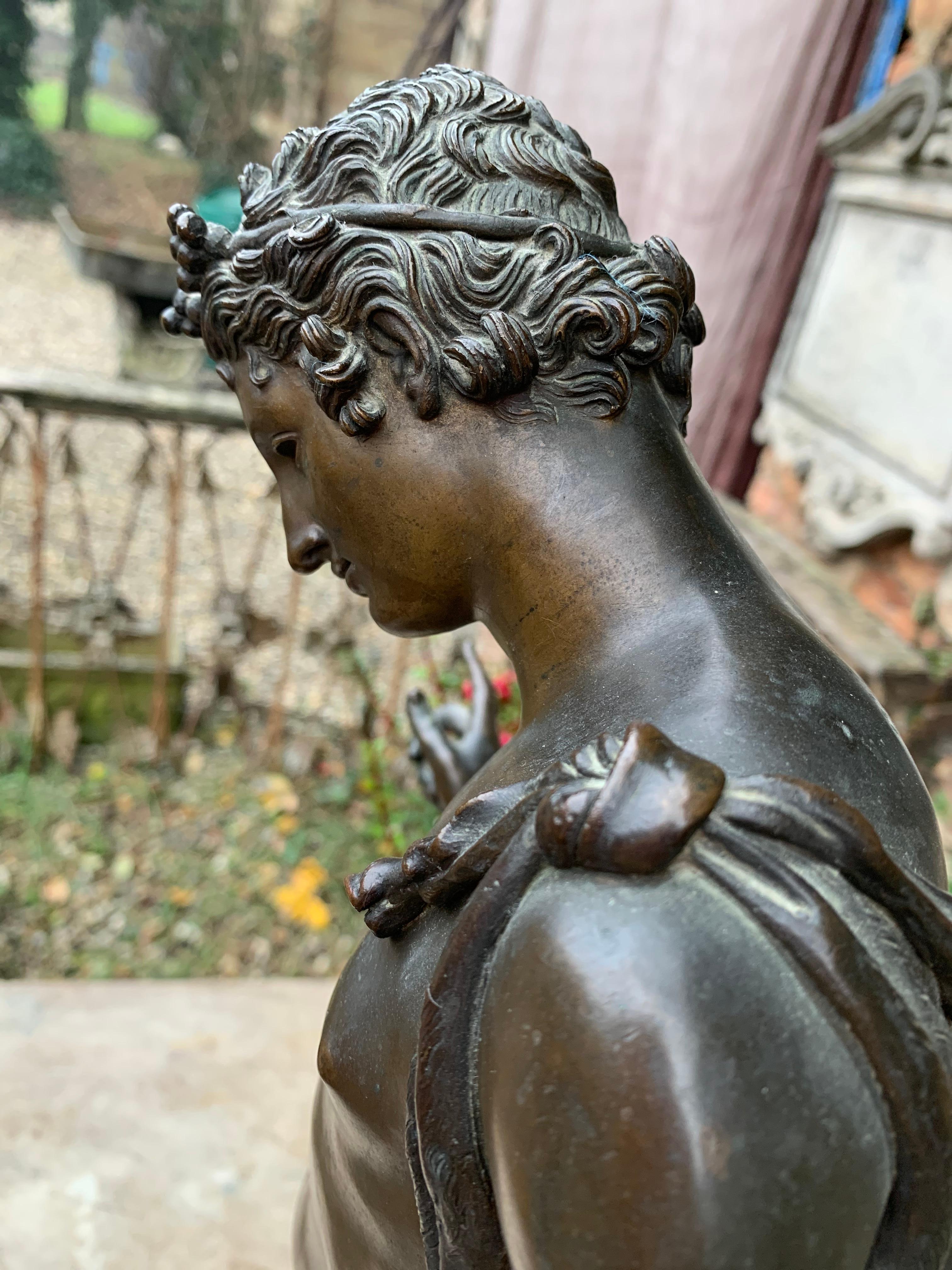 Narcissus. Bronze. Fonderia Gemito Napoli. First half of XX century 9