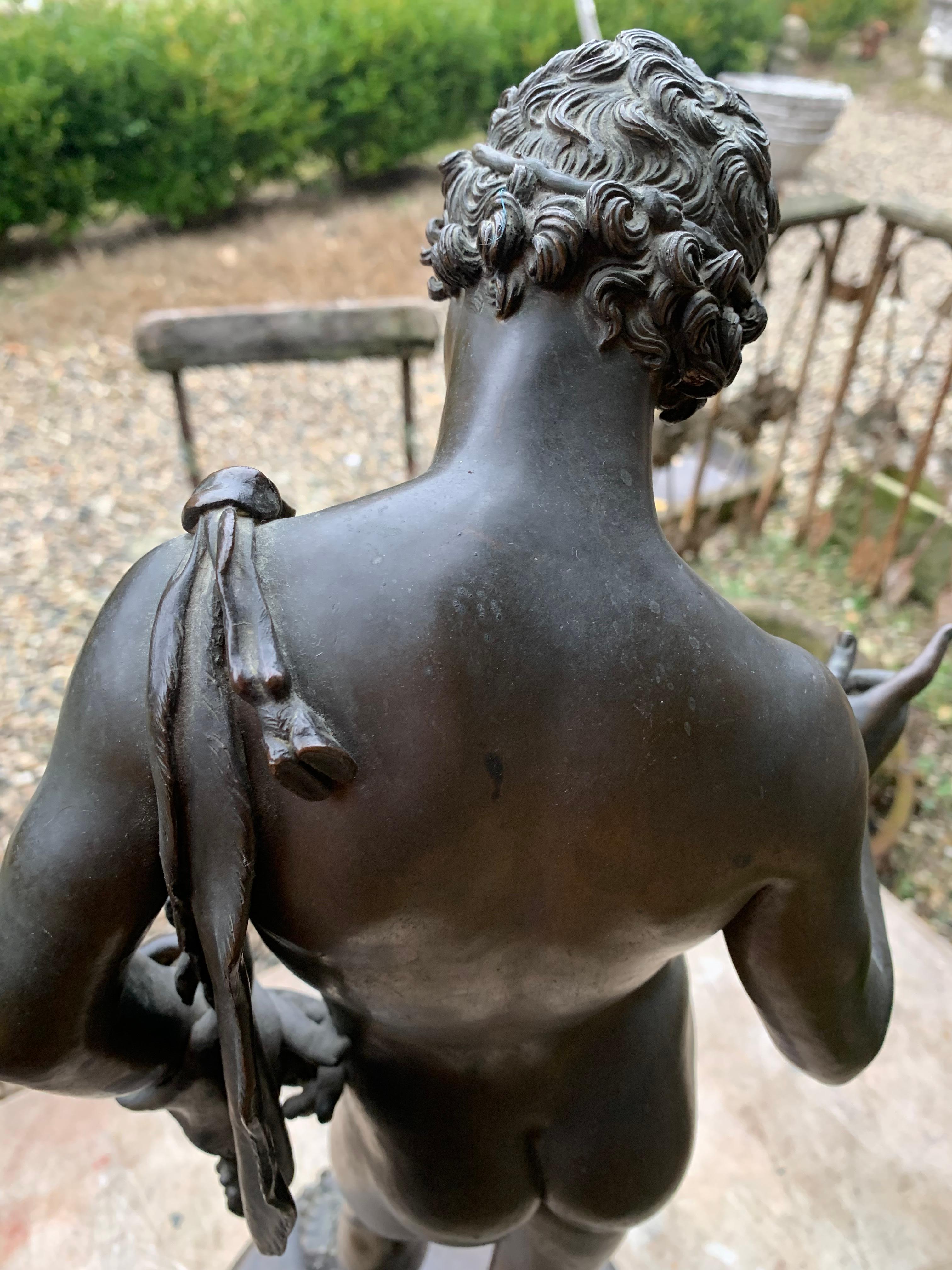 Narcissus. Bronze. Fonderia Gemito Napoli. First half of XX century 12