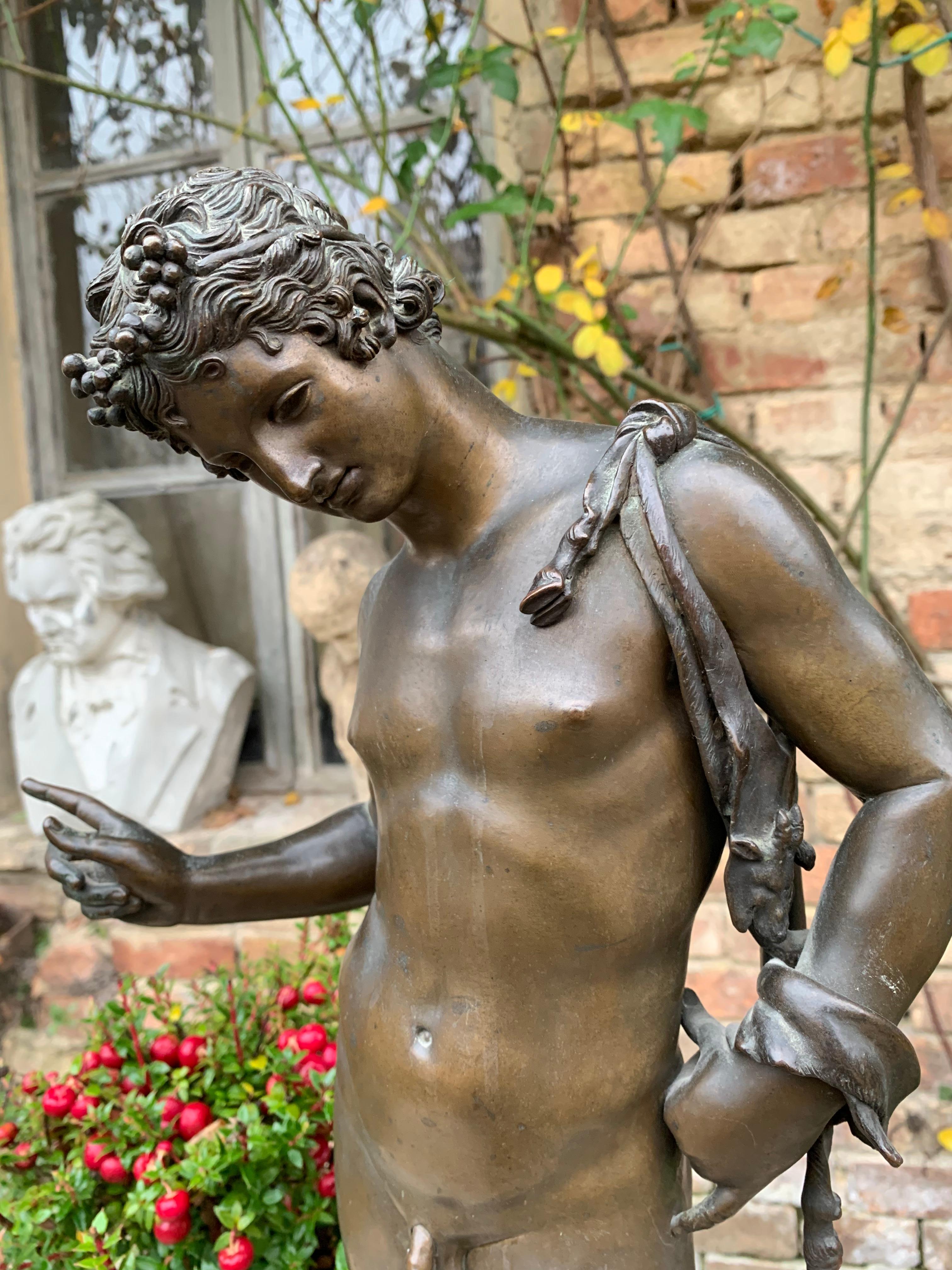 Narcissus. Bronze. Fonderia Gemito Napoli. First half of XX century 4
