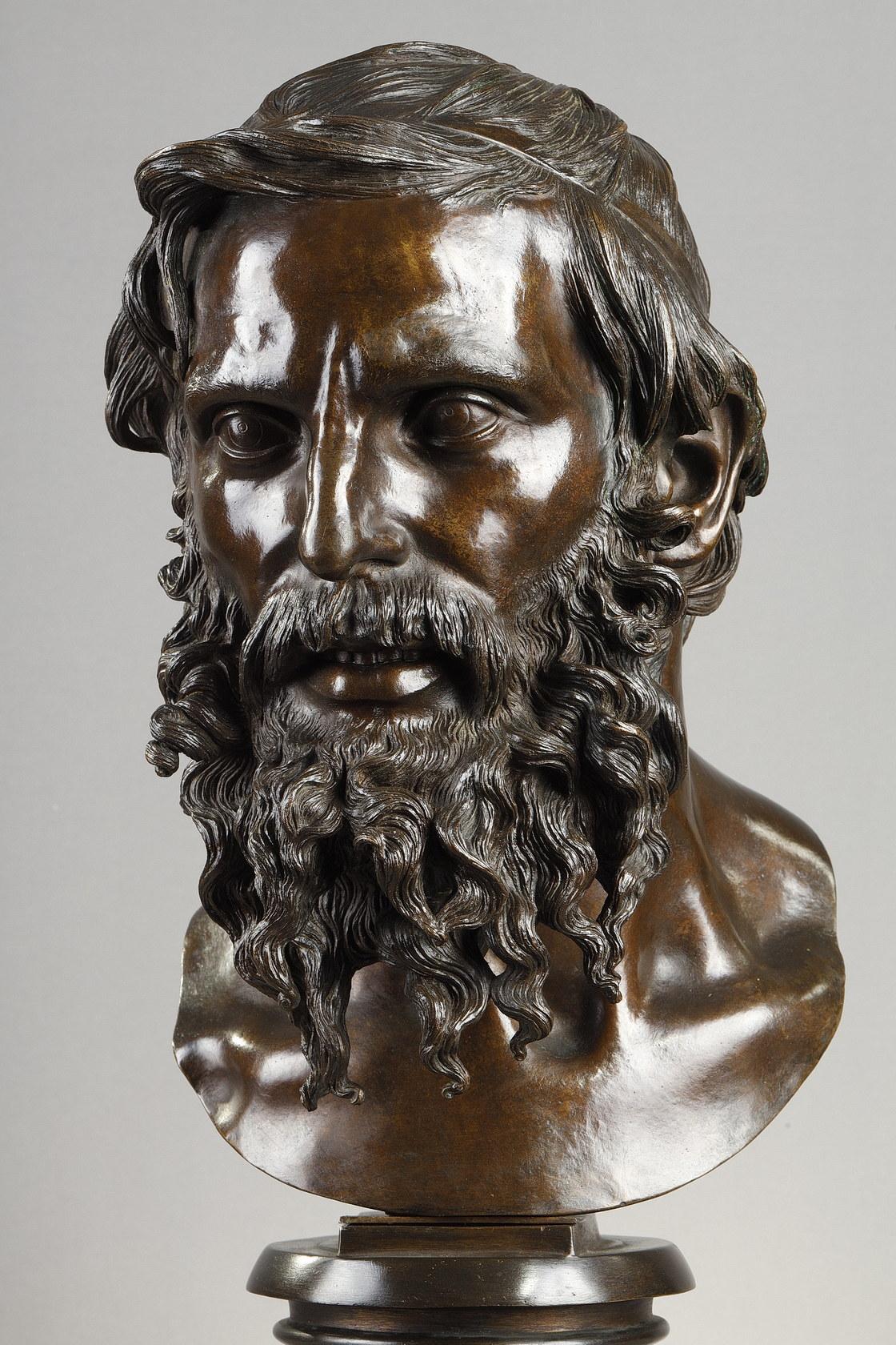 The Philosopher - Sculpture de Vincenzo Gemito