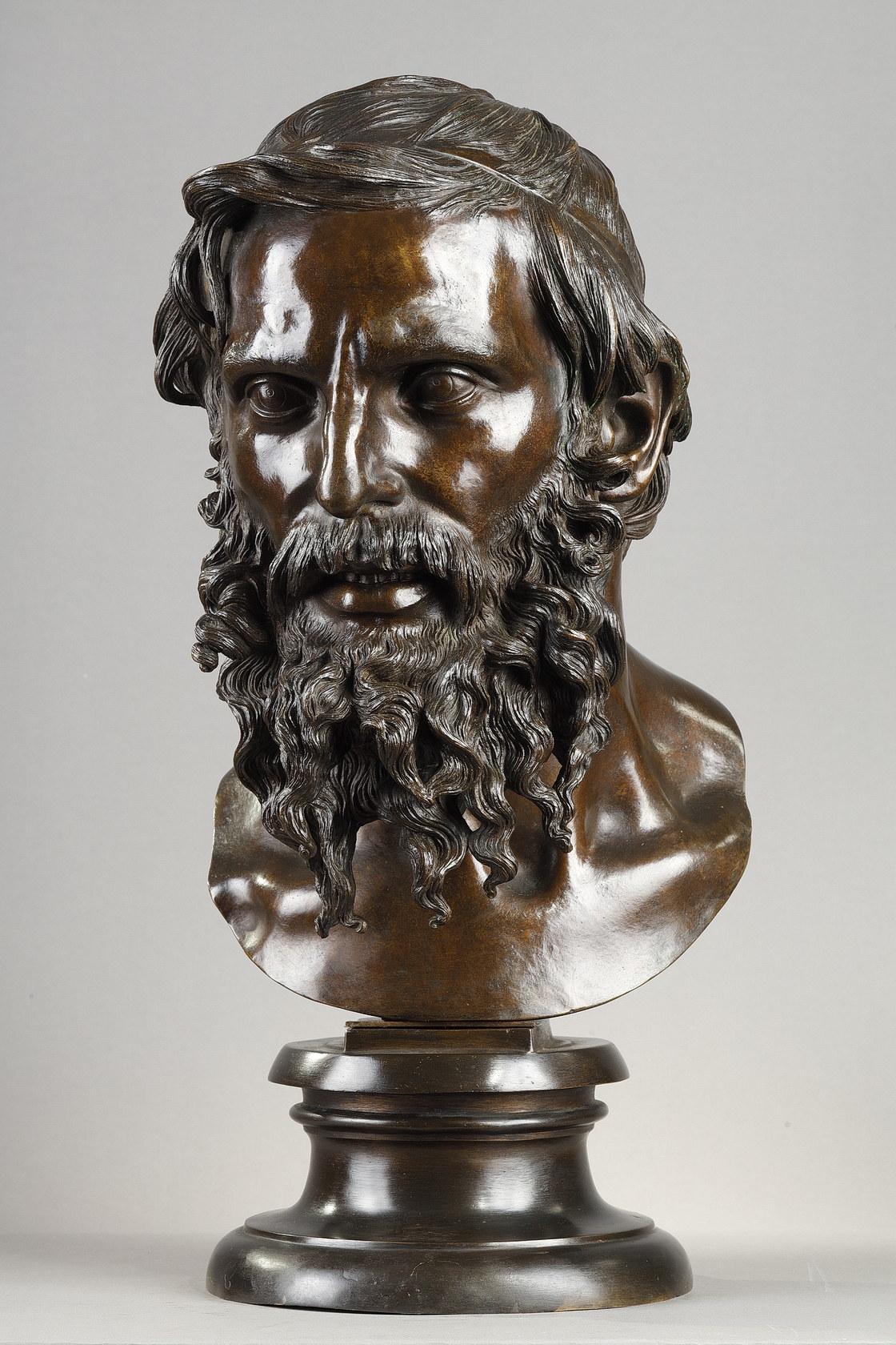 Vincenzo Gemito Figurative Sculpture - The Philosopher