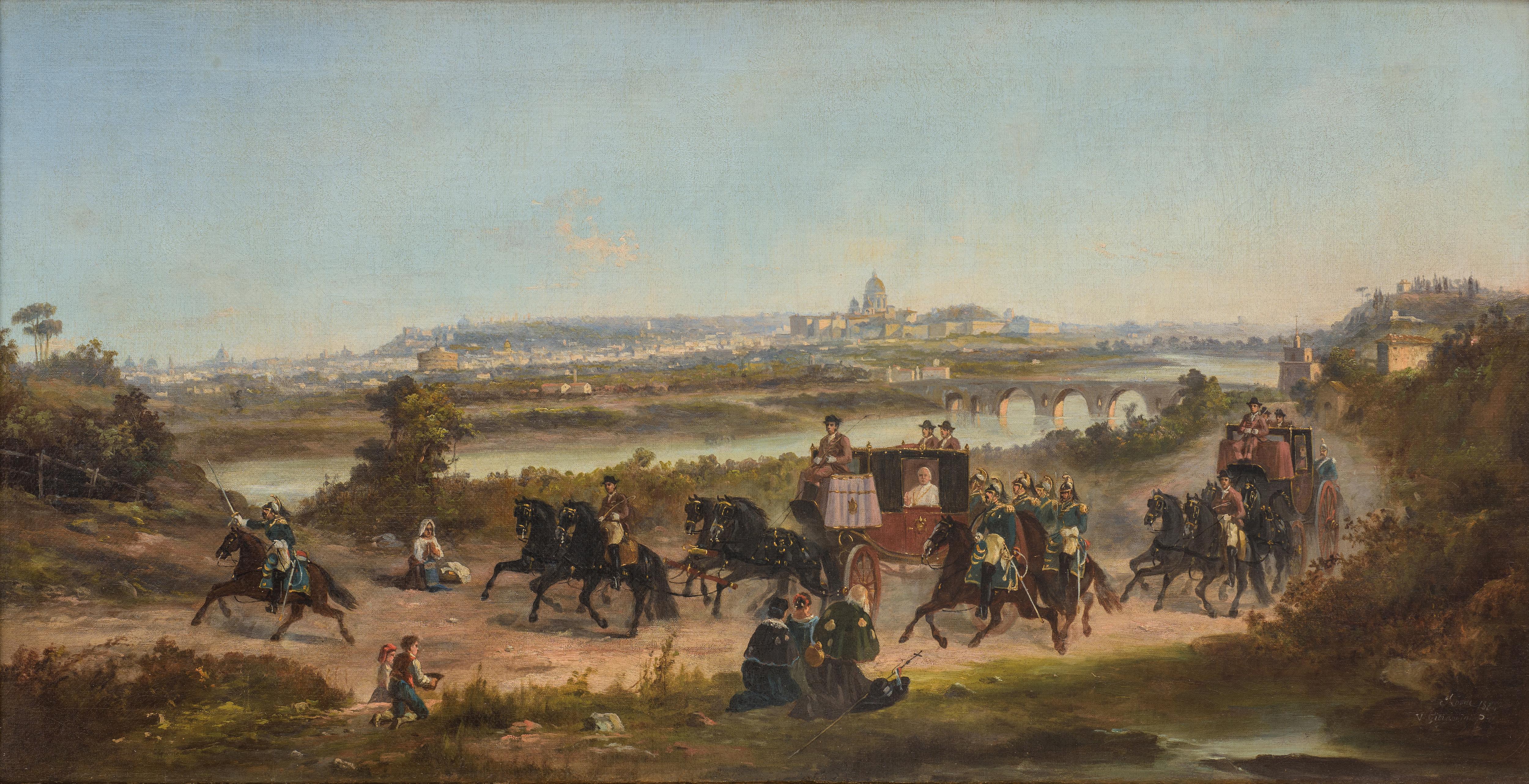 Corteo papale presso Tor di Quinto