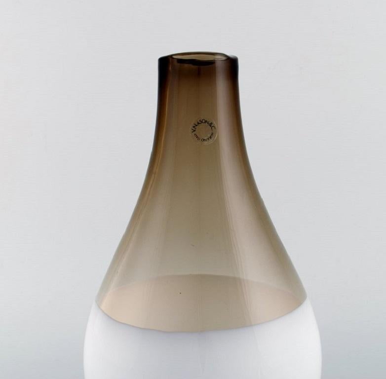 Italian Vincenzo Nason & Cie, Murano, Large Teardrop-Shaped Vase, 1980s For Sale