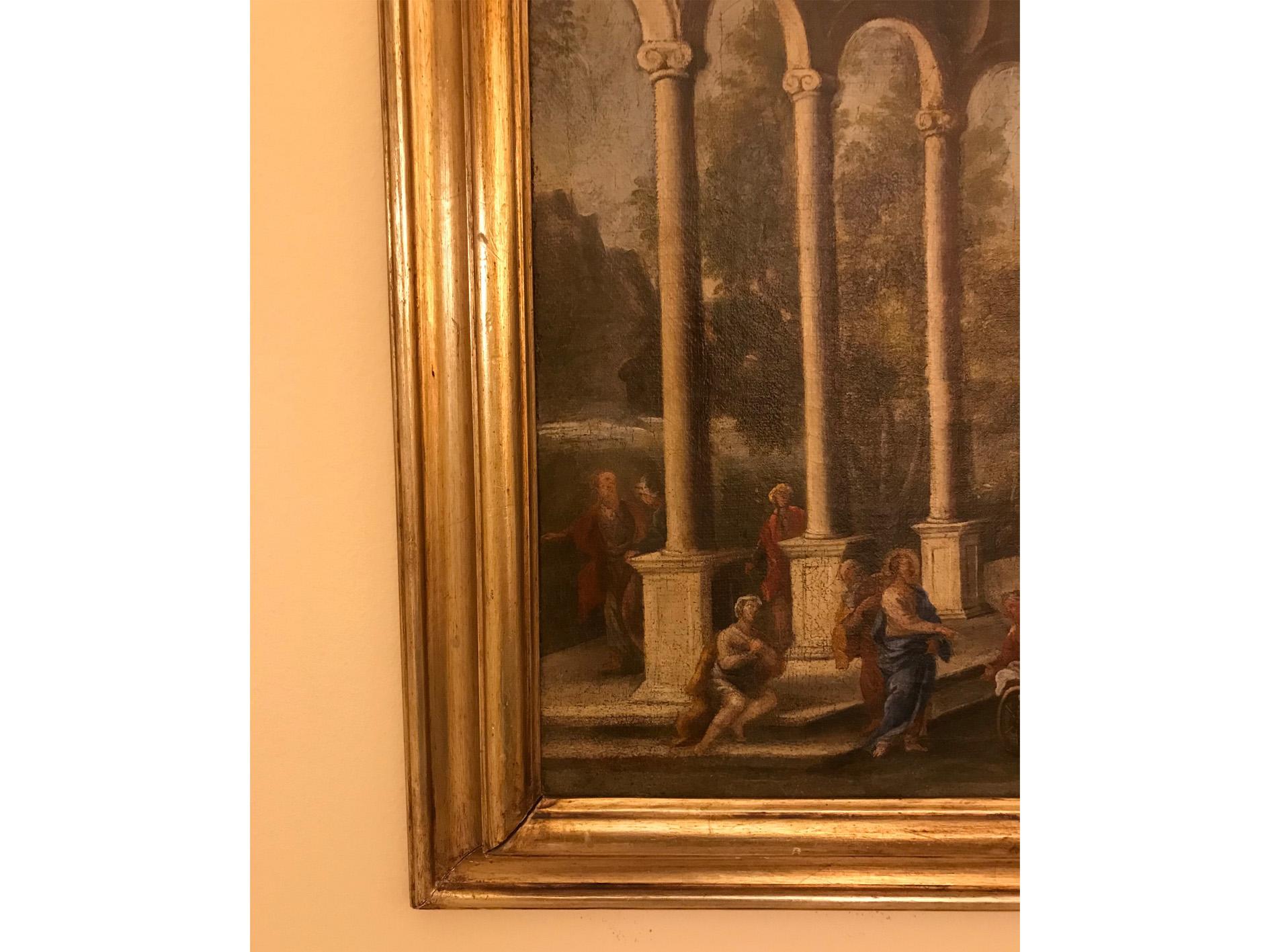 18° secolo Di Vincenzo Re La piscina di Bethesda Olio su tela in vendita 9