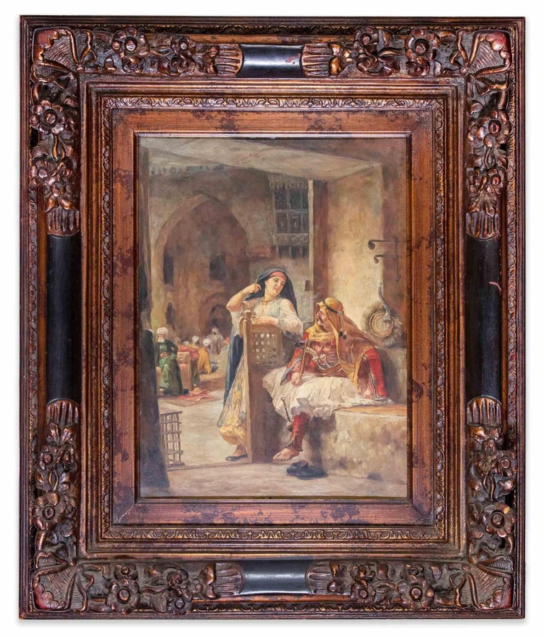 Vincenzo Salvia - Orientalist scen - Oil on Canvas by Vincenzo Salvia -  19th Century For Sale at 1stDibs