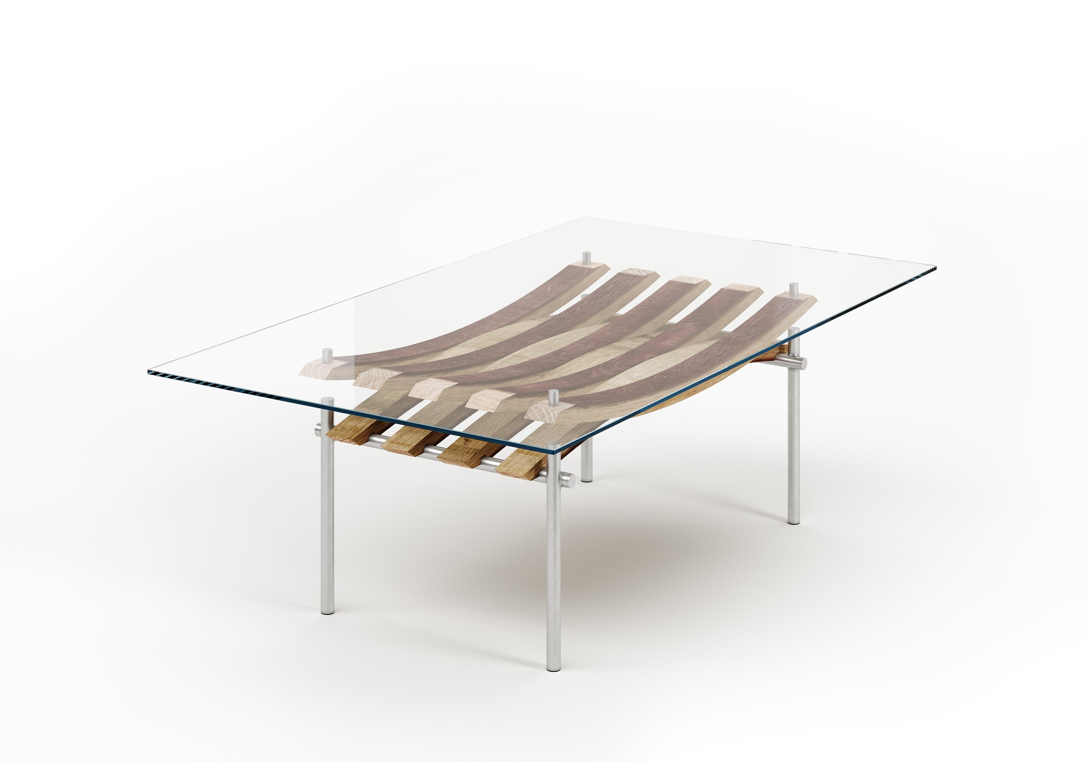 Vinci coffee table by Winetage handmade in Italy In New Condition For Sale In Nova Milanese, CH