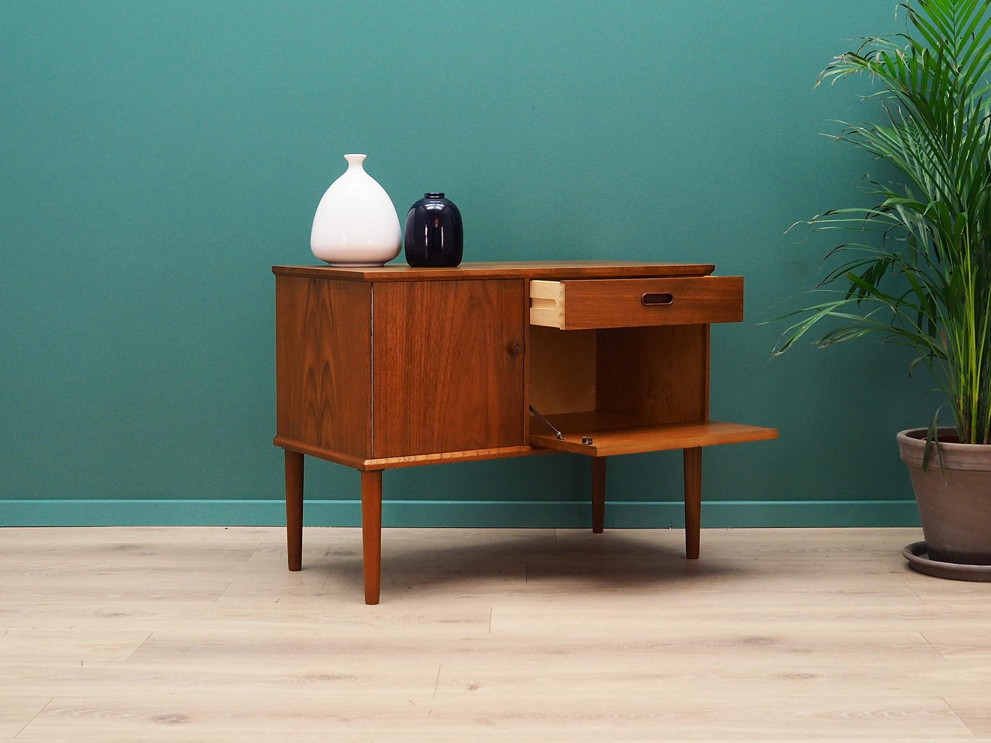 Late 20th Century Vinde Cabinet Teak Danish Design Retro For Sale