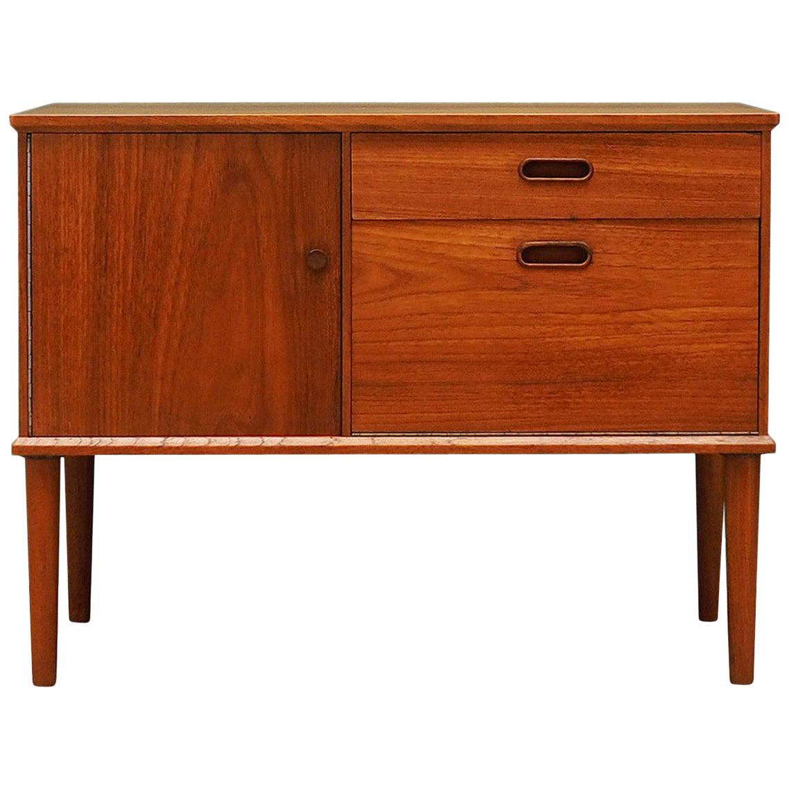 Vinde Cabinet Teak Danish Design Retro For Sale