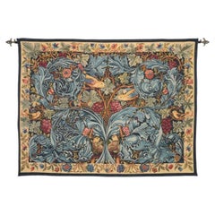 Vine & Acanthus Loom Woven Tapestry - 5'9" x 8'8"