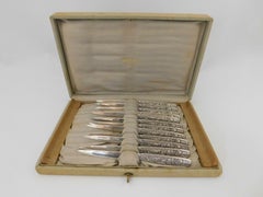 Vine by Tiffany & Co. Sterling Silver Fruit Knife Set in Original Box Serrated