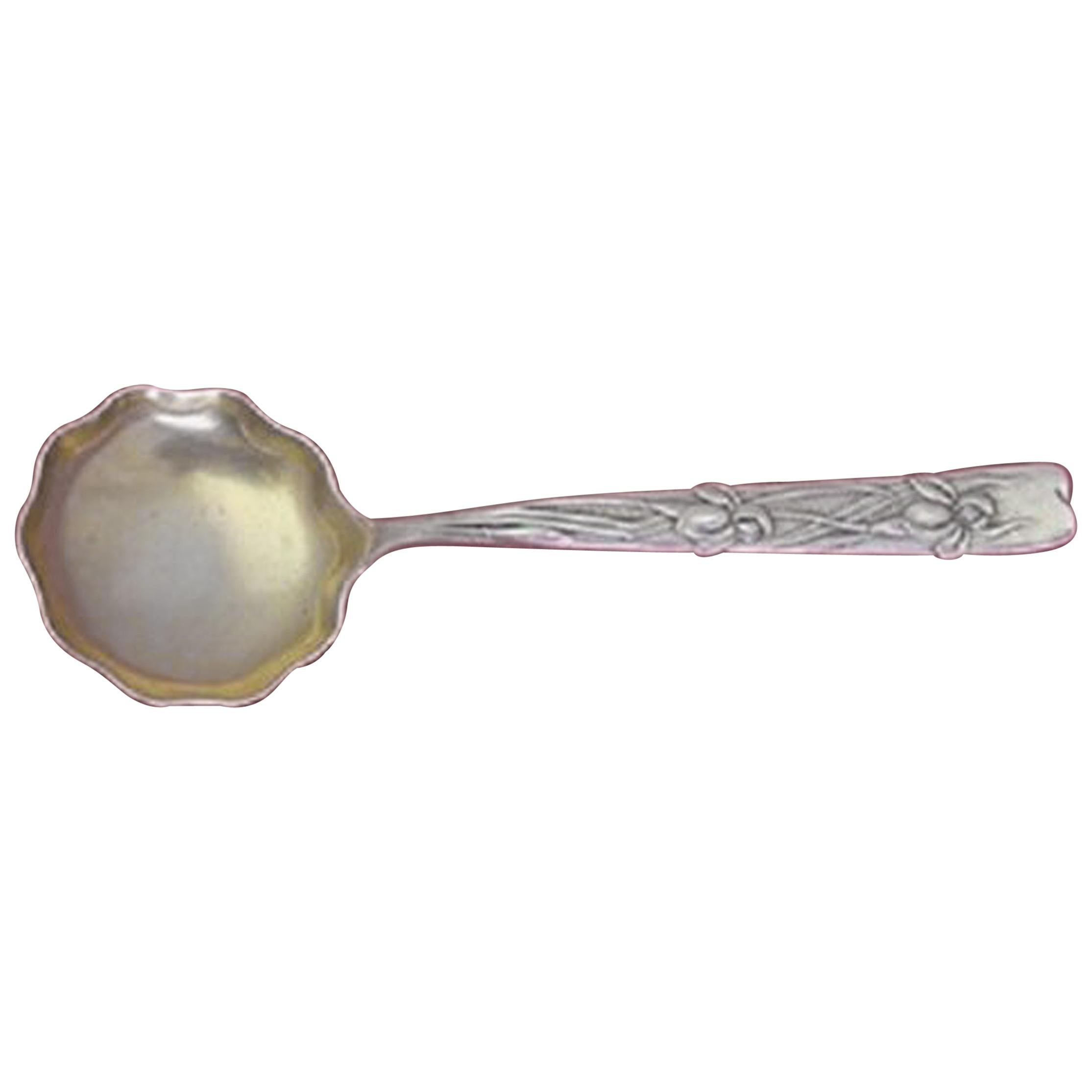 Silver Iris by International Sterling Silver Ice Cream Spoon Custom Made 5 3/4" 