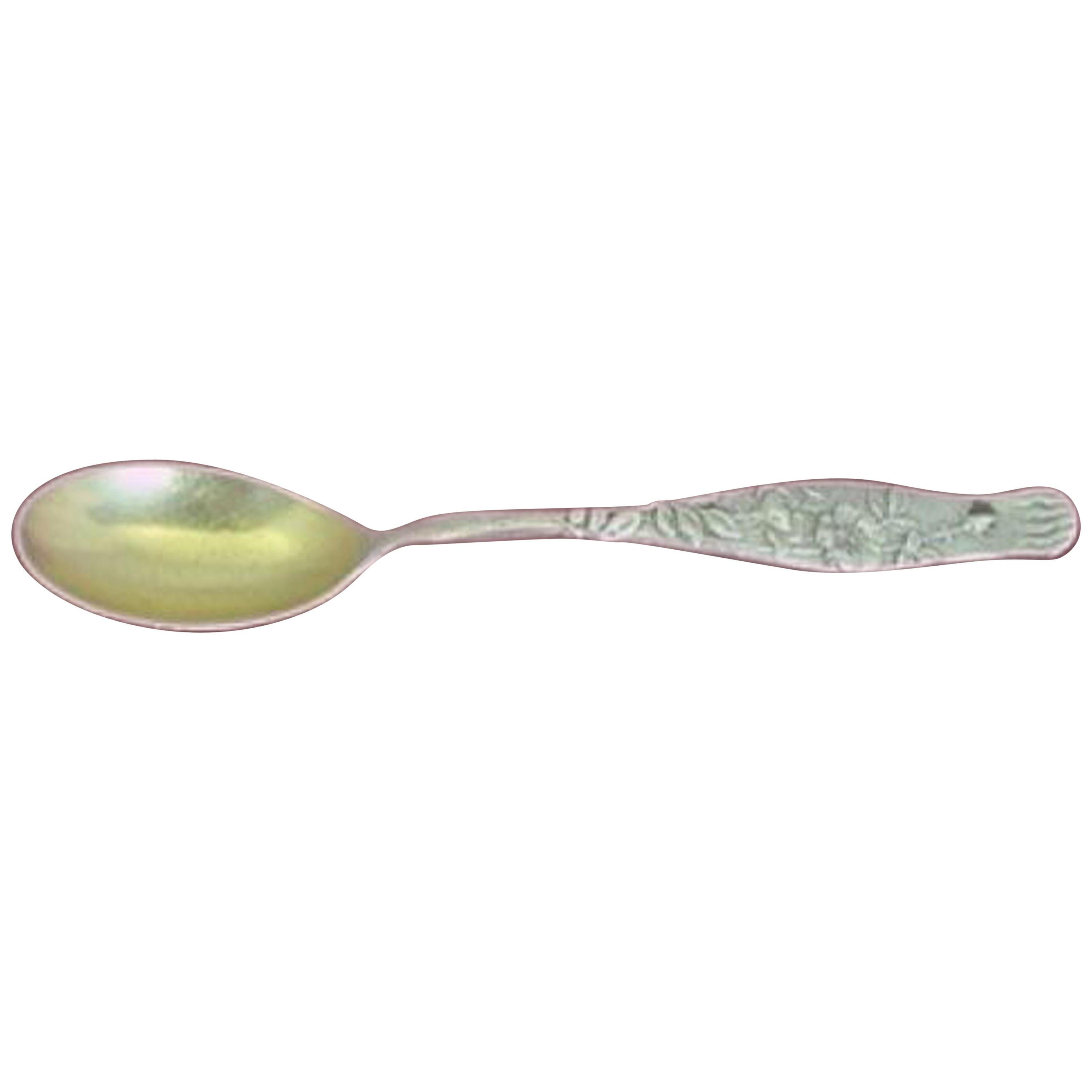 Vine by Tiffany & Co. Sterling Silver Demitasse Spoon Gold Washed Wild Rose
