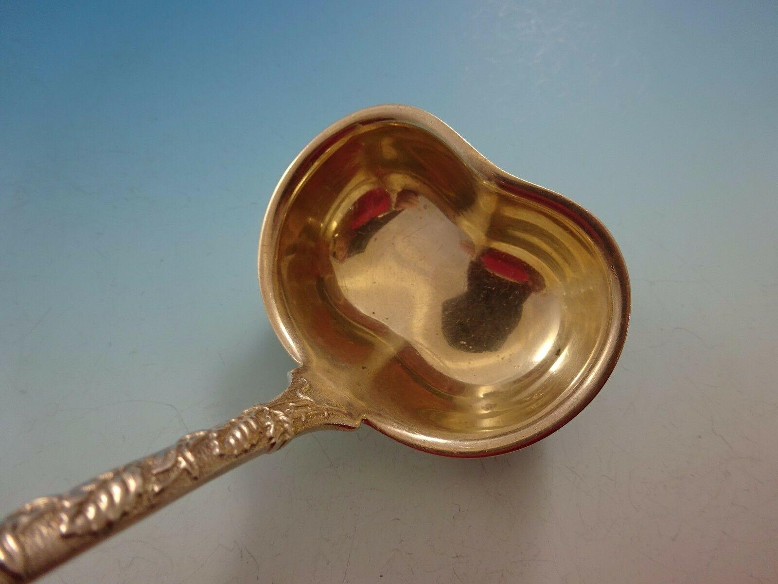 Vine by Tiffany & Co. Sterling Silver Gravy Ladle with Raspberries Heart Shaped In Excellent Condition In Big Bend, WI