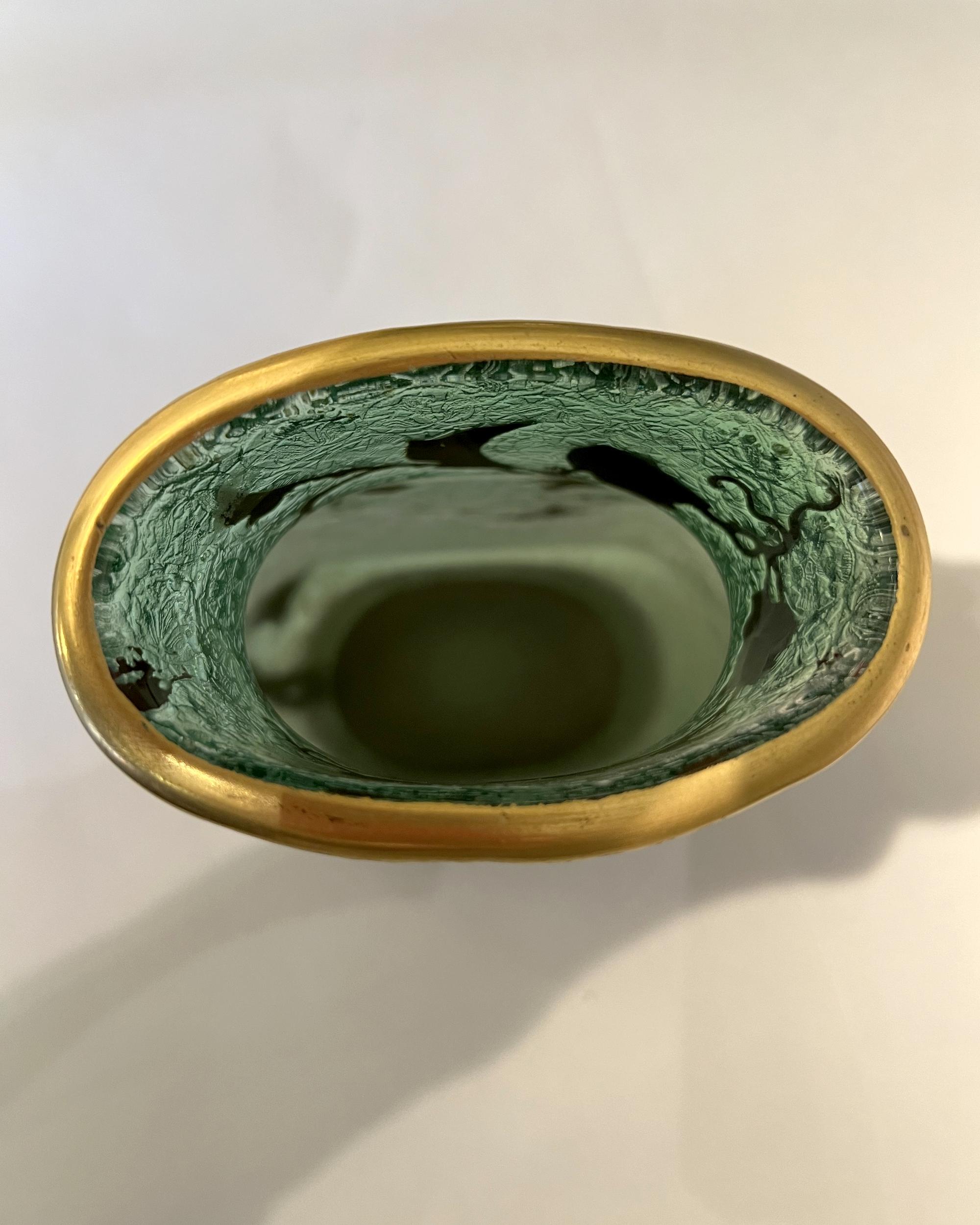 Vaso doppio in vetro 