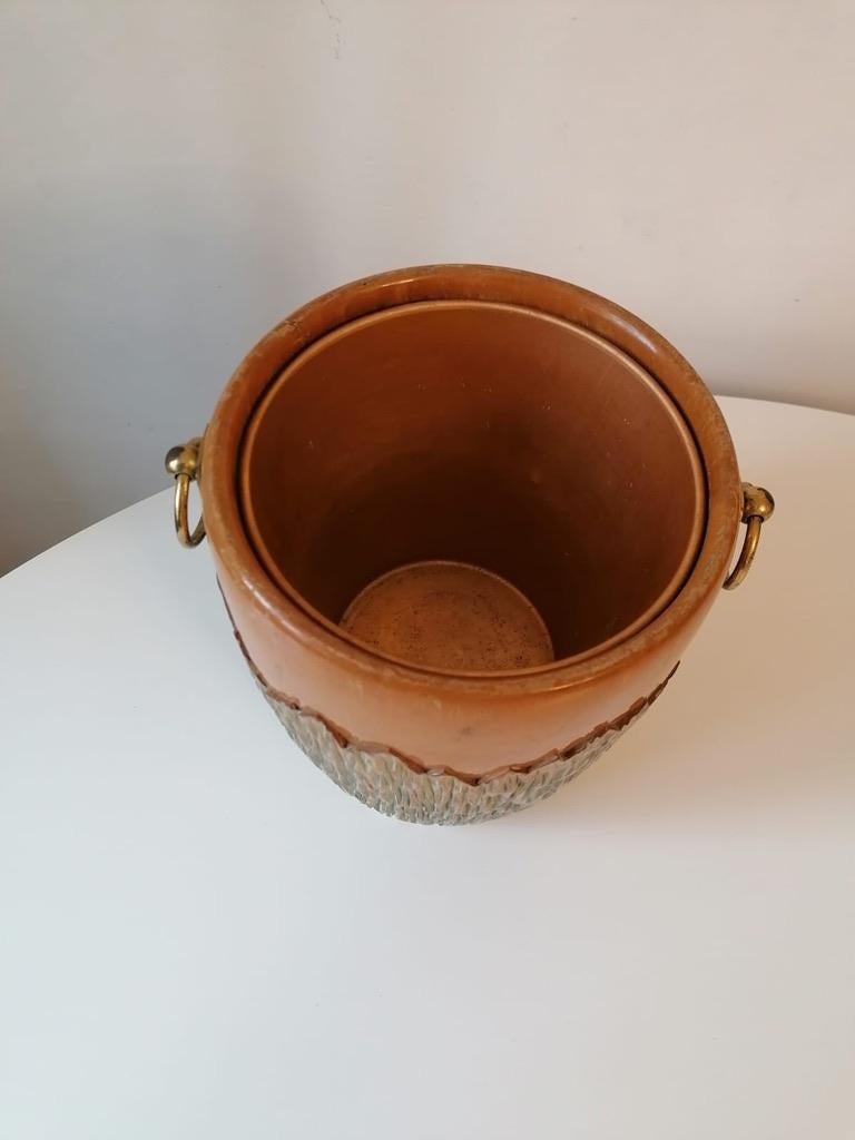 Vine or Champagne Cooler by Aldo Tura for Macabo For Sale 2