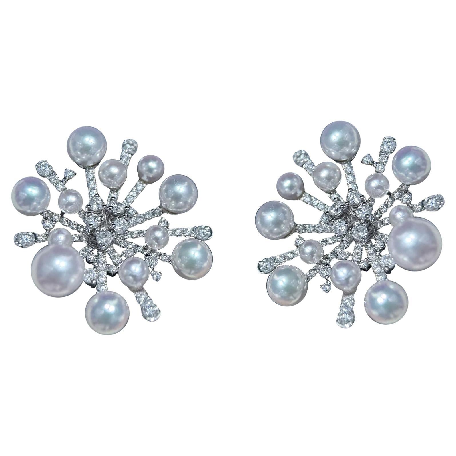 The Clip On Shop Snowflake Crystal Stud Earrings – Gold Plated, Clip-On, Non-Pierced, Rhinestone