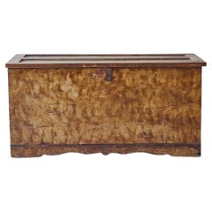 Antique Vinegar Paint Blanket Chest