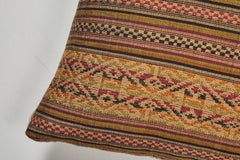 Vintage Laos Brocade Weave Pillow