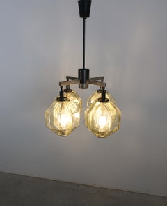 Vinicio Vianello Chandelier for Vistosi, Venetian Glass, Italy, 1957