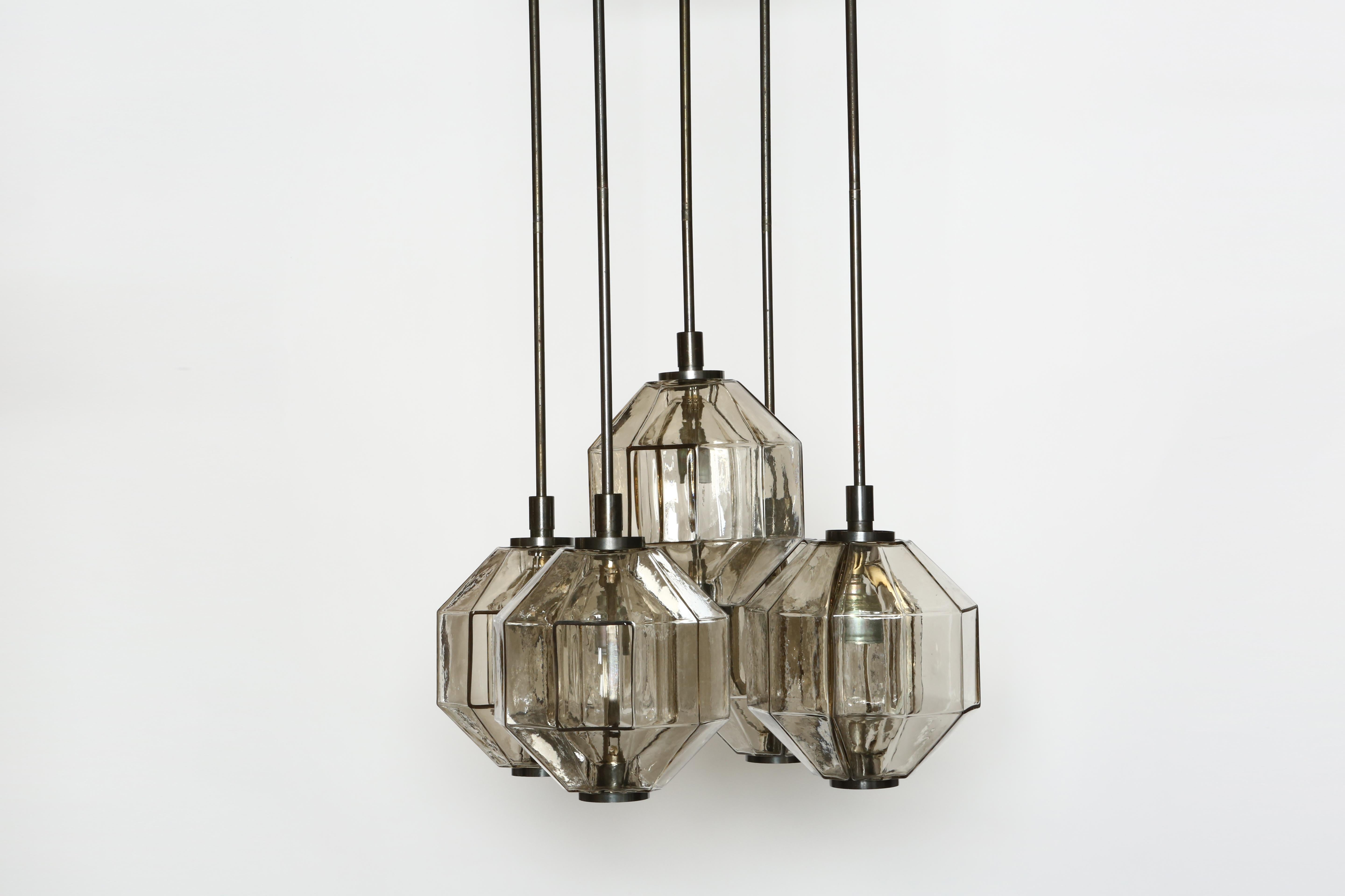 Vinicio Vianello für Vistosi, Kronleuchter, Italien, 1960er-Jahre (Moderne der Mitte des Jahrhunderts) im Angebot