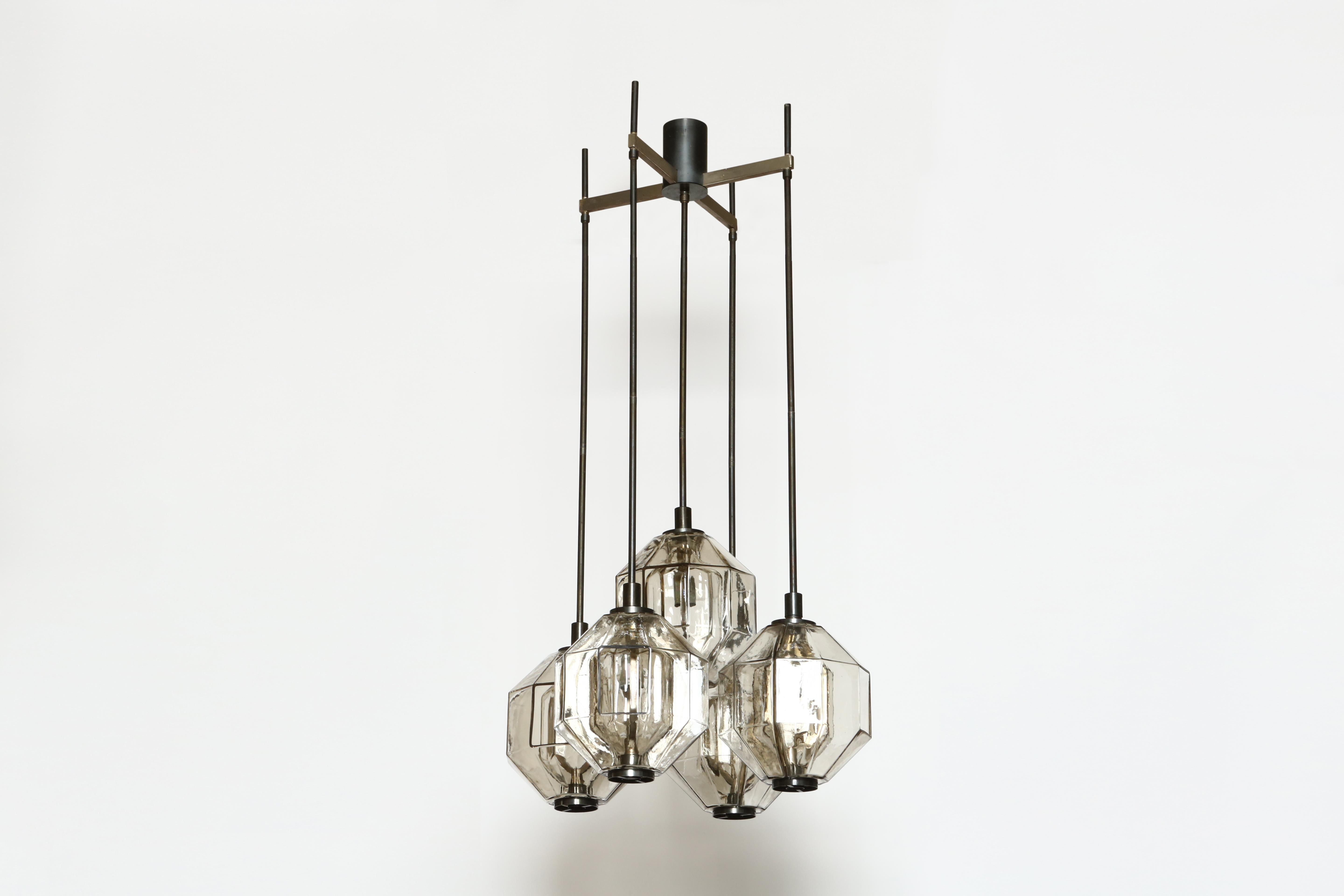 Vinicio Vianello für Vistosi, Kronleuchter, Italien, 1960er-Jahre (Italienisch) im Angebot