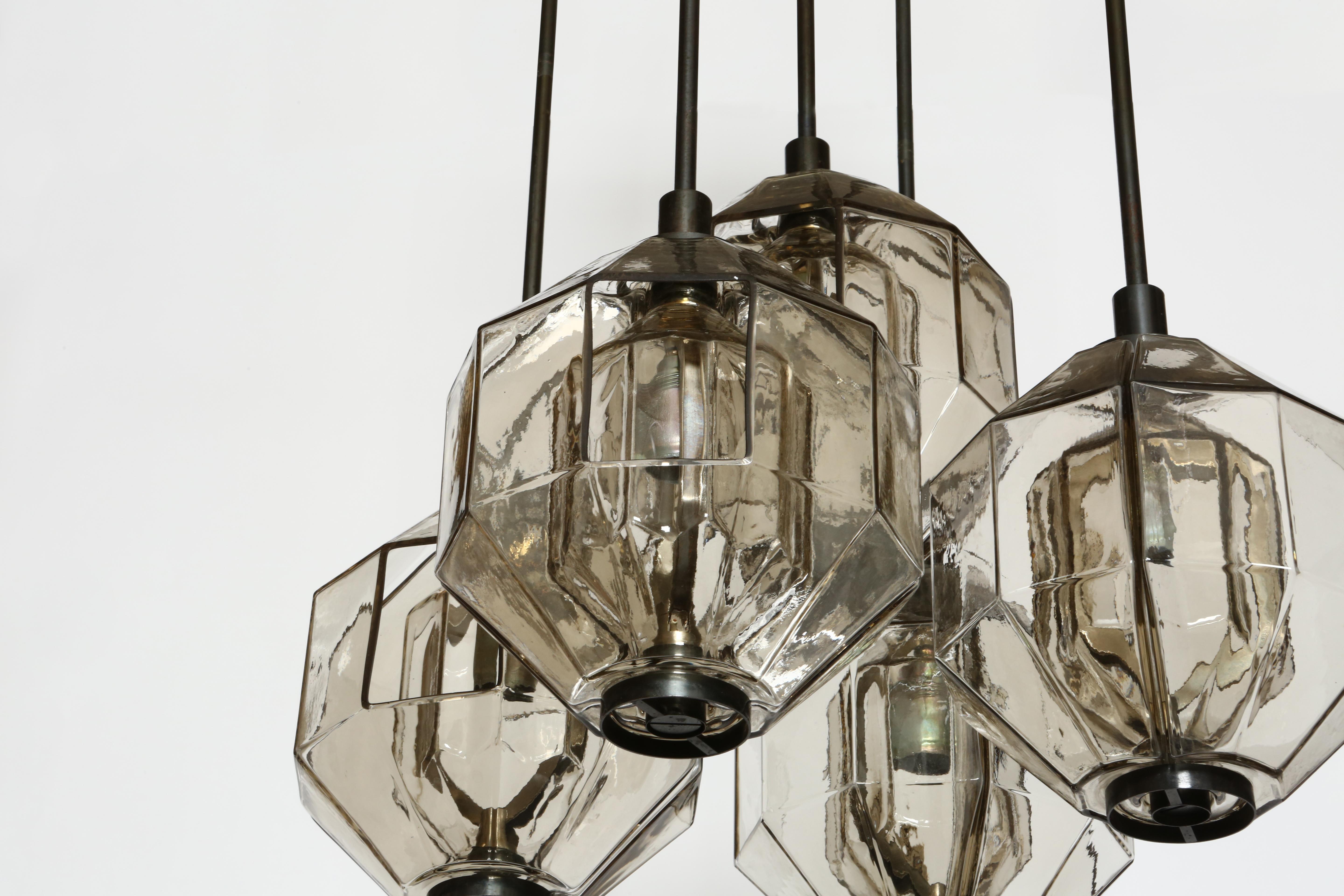 Vinicio Vianello für Vistosi, Kronleuchter, Italien, 1960er-Jahre (Mitte des 20. Jahrhunderts) im Angebot