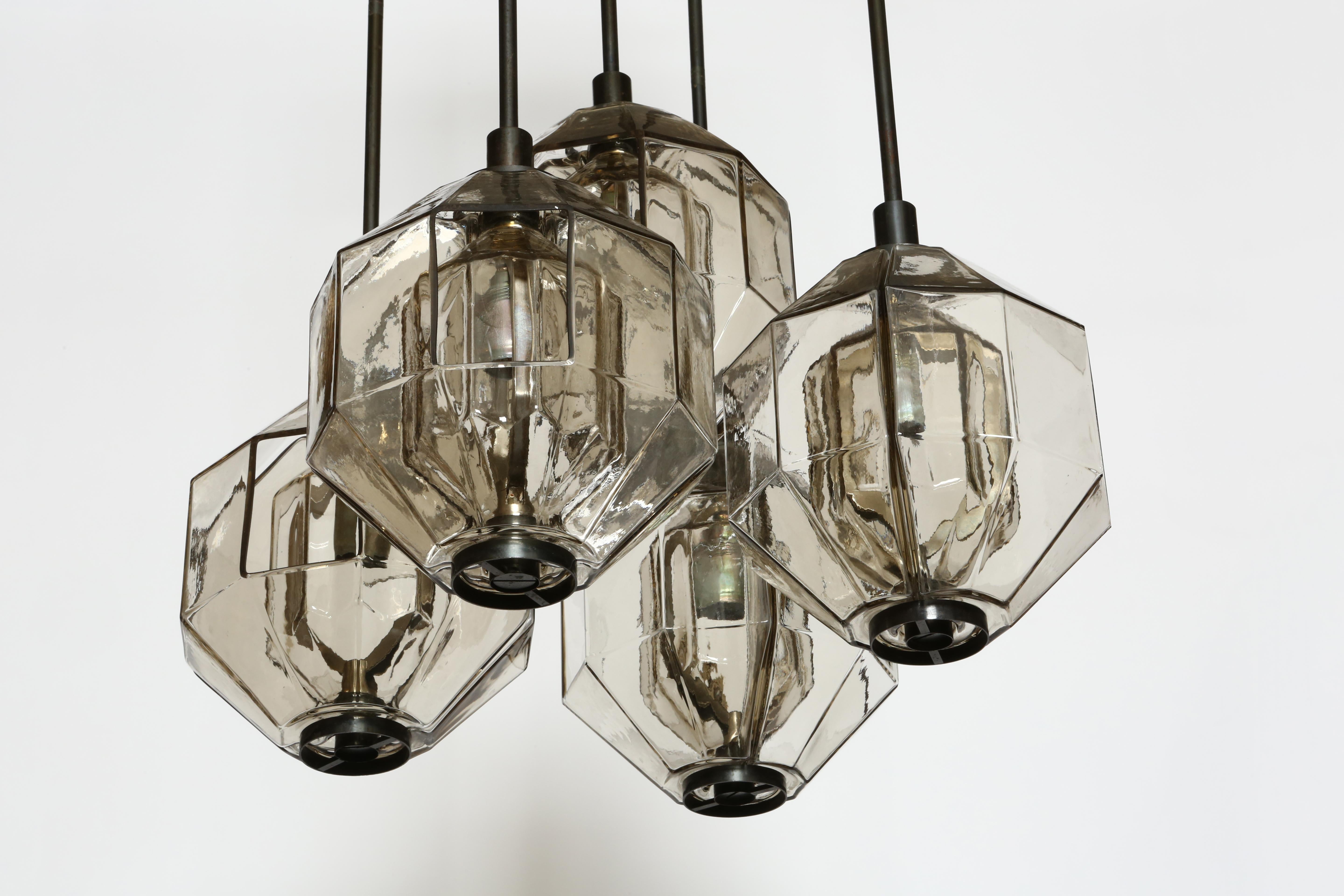 Vinicio Vianello für Vistosi, Kronleuchter, Italien, 1960er-Jahre im Angebot 1