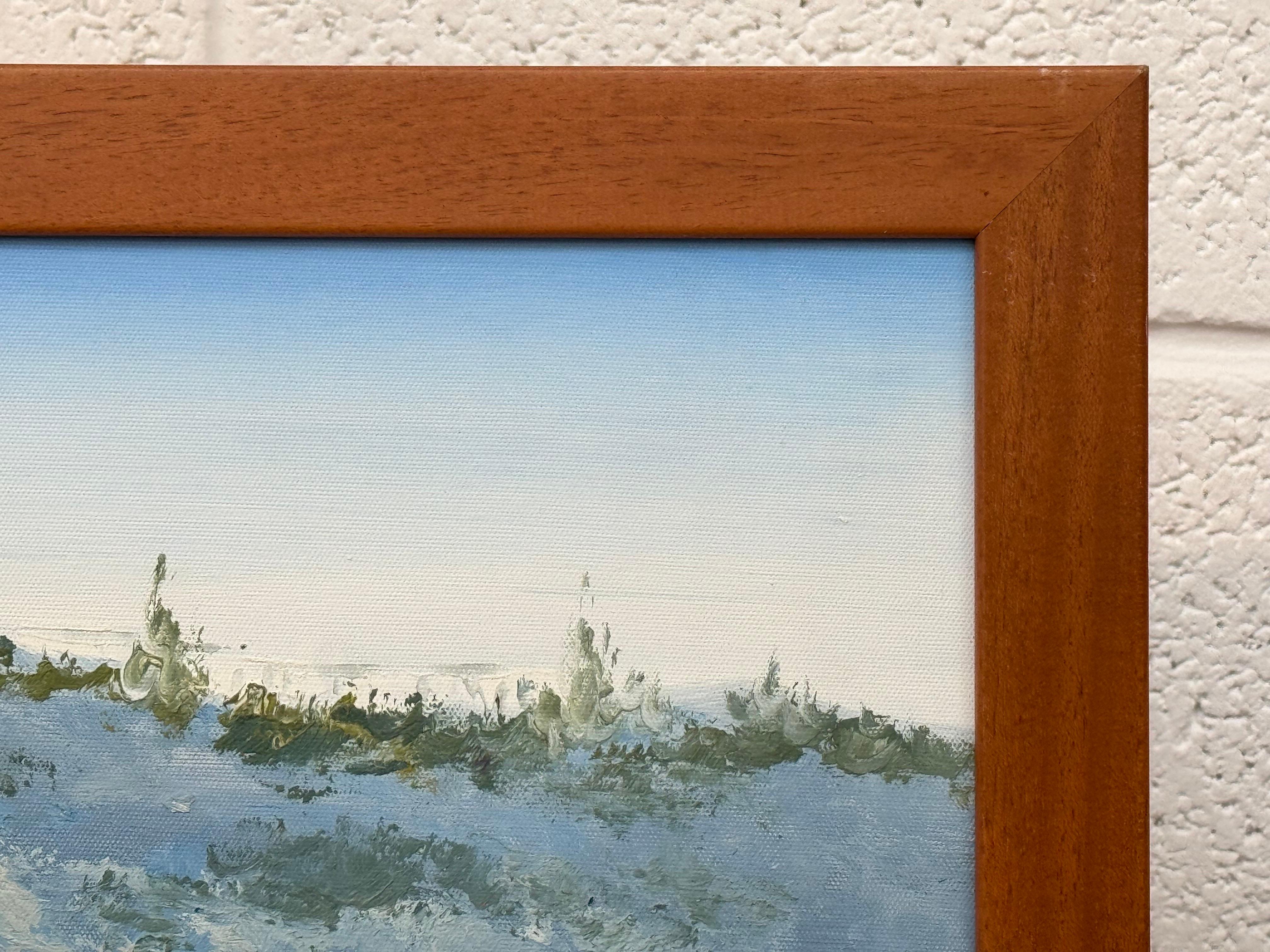 Sunflowers in a Mediterranean Landscape For Sale 5