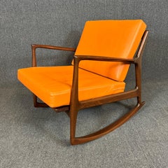 Dänischer Vintage-Schaukelstuhl von Kofod Larsen für Selig, Mid-Century Modern