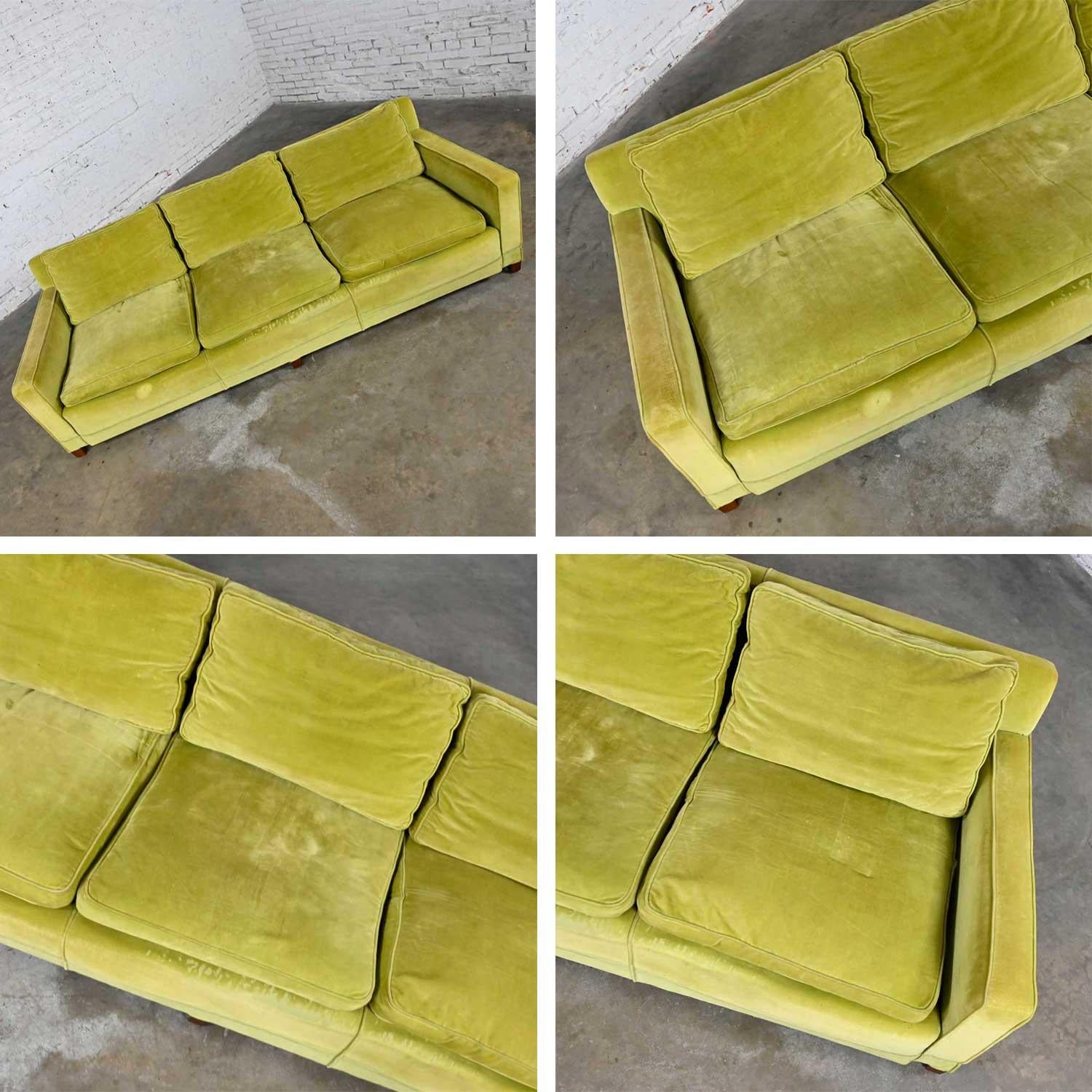 Vint Mid-Century Modern Feather Lawson Style Sofa Frame Only Needs Upholstered 7