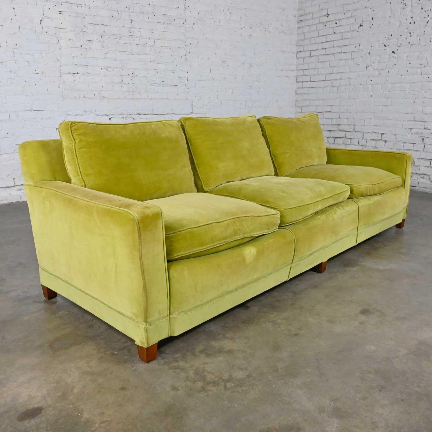 Vint Mid-Century Modern Feather Lawson Style Sofa Frame Only Needs Upholstered 8