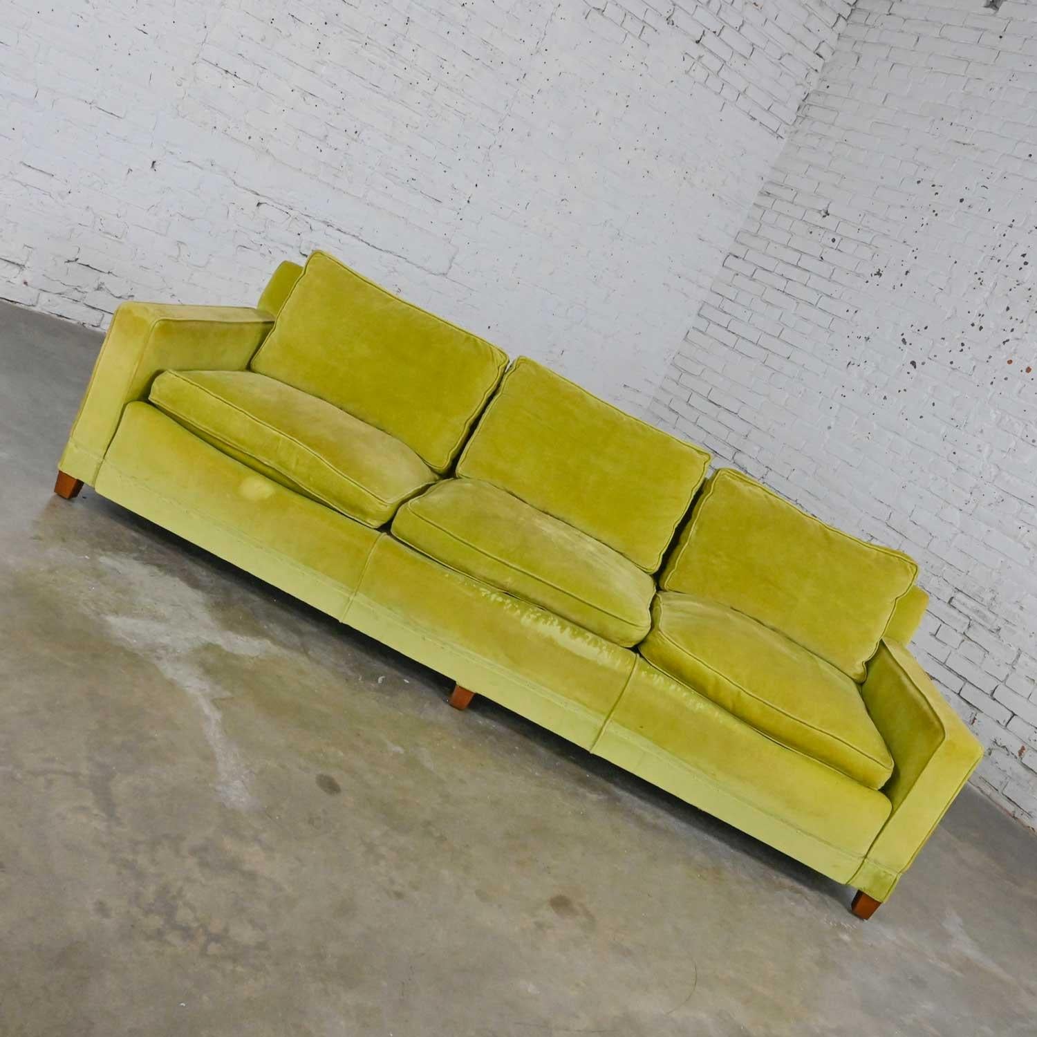 Unknown Vint Mid-Century Modern Feather Lawson Style Sofa Frame Only Needs Upholstered