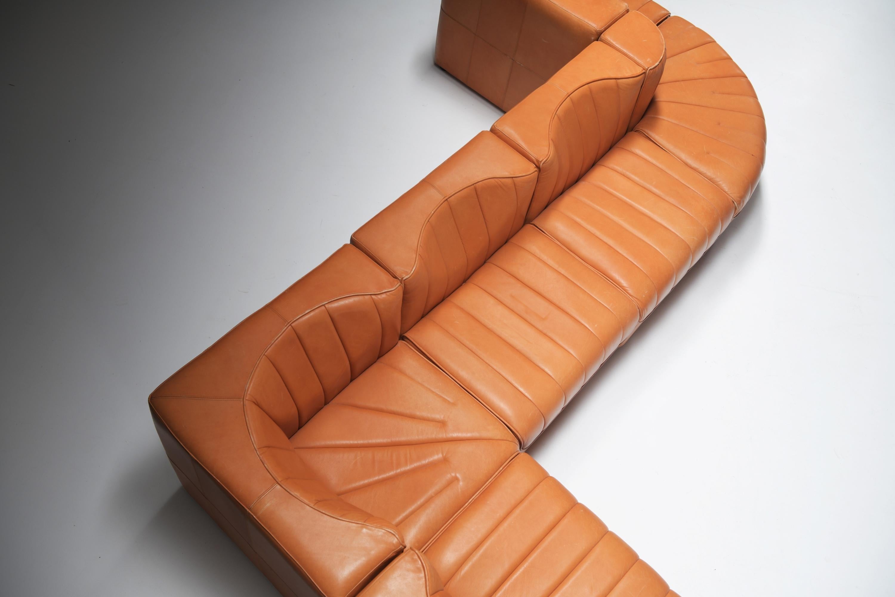 Sofá modular vintage Novemila 9000 de Tito Agnoli para Ligne JF Mur - Francia en venta 5