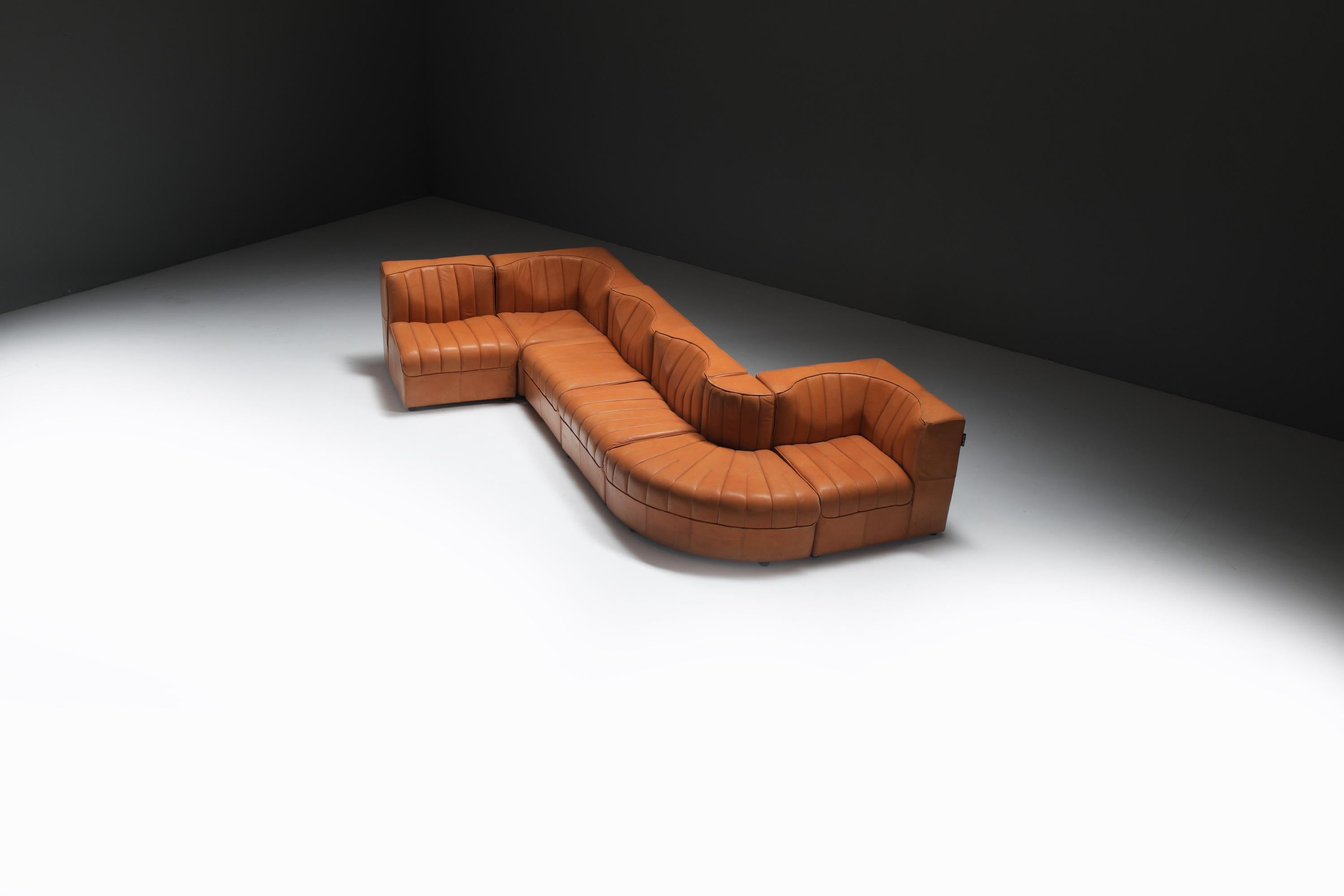Sofá modular vintage Novemila 9000 de Tito Agnoli para Ligne JF Mur - Francia Francés en venta