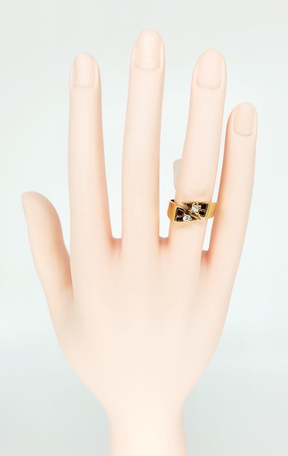 abstract engagement rings