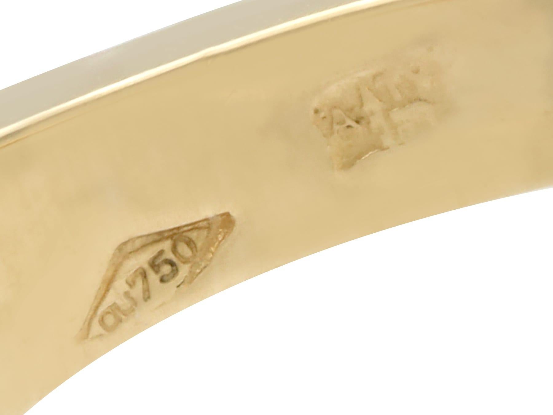 Verlobungsring aus 18 Karat Gelbgold mit 0,30 Karat Diamant und Solitär im Angebot 1
