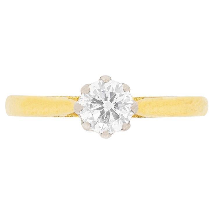Vintage 0.40ct Diamond Solitaire Engagement Ring, c.1982