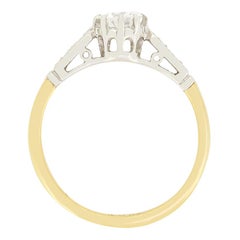 Vintage 0.40ct Diamond Solitaire Ring, c.1950s