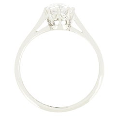 Vintage 0.41ct Diamond Solitaire Ring, c.1940s