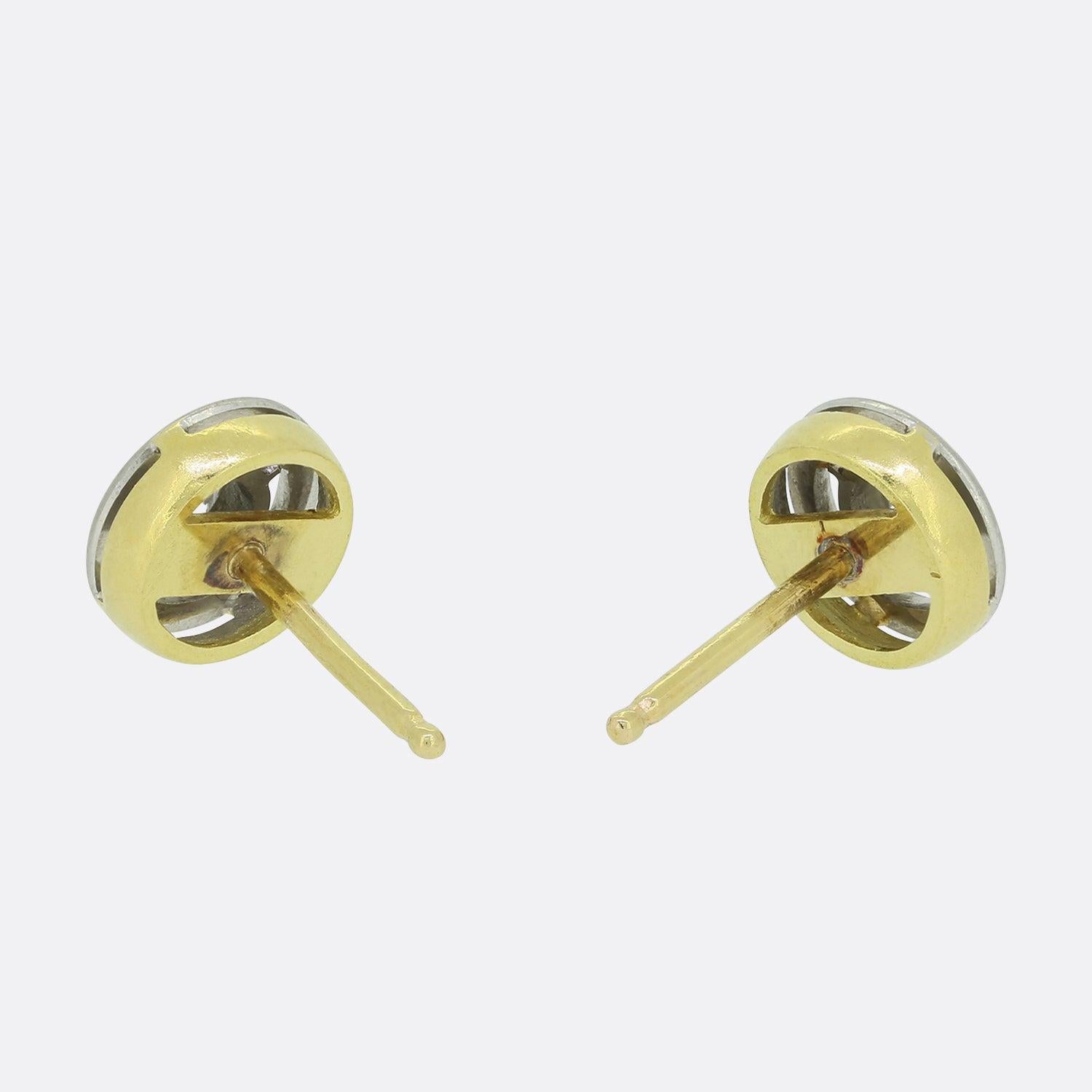 Pendientes vintage de diamantes de 0,50 quilates en Bueno estado para la venta en London, GB