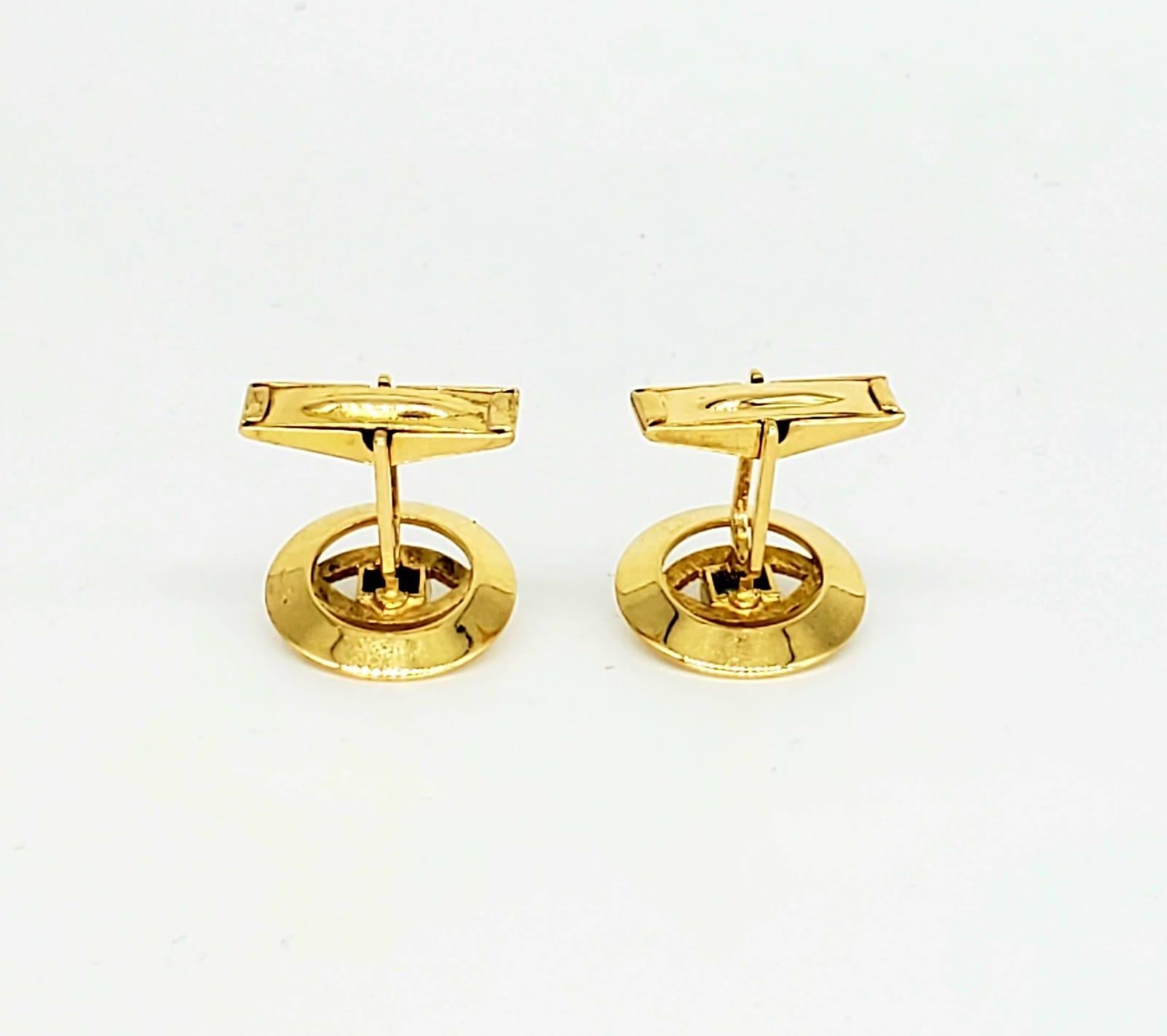 antique emerland cufflinks