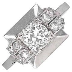 Used 0.60ct Old European Cut Diamond Engagement Ring, Platinum