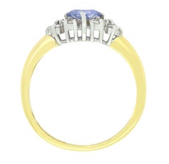 Vintage 0.60ct Sapphire and Diamond Cluster Ring, c.1993