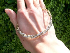 Vintage 0.62 Carat Diamond and 18k Yellow Gold Necklace