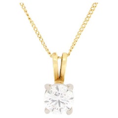 Vintage 0.68ct Diamond Pendant, c.1970s
