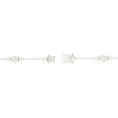 Vintage 0.72ct Diamond Daisy Bracelet, c.1970s