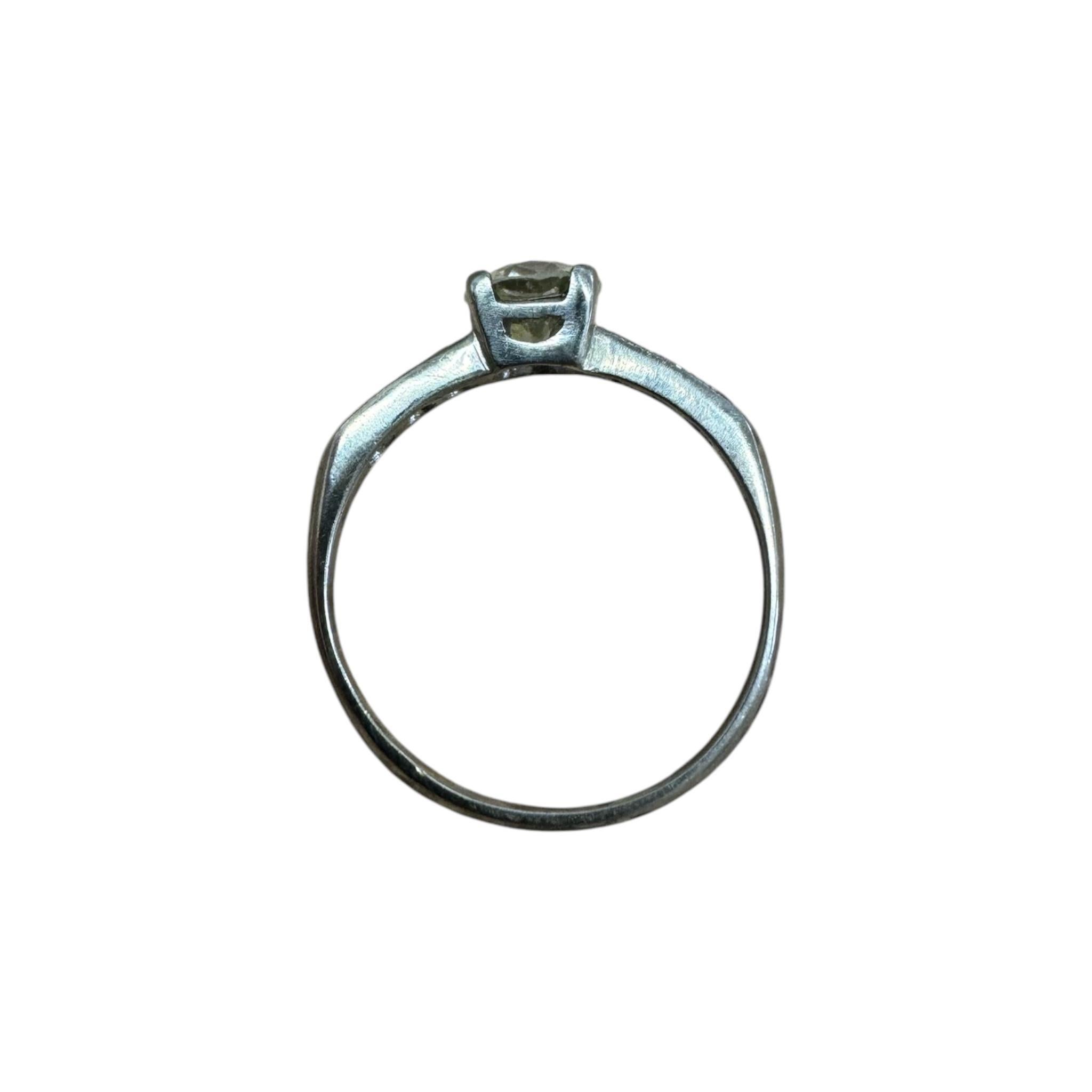 Vintage 0,75 Karat Old European Cut Diamant Verlobungsring im Angebot 5